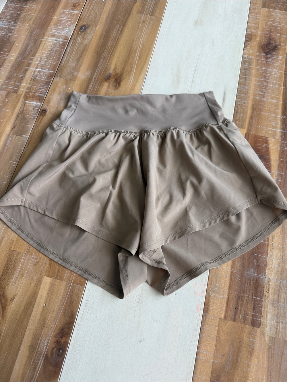 DSG Taupe Layered Athletic Skort